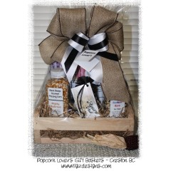 Popcorn Lovers Gift Basket - Featuring Nelson Olive Oil's Perfect Pairing Popcorn Pack!